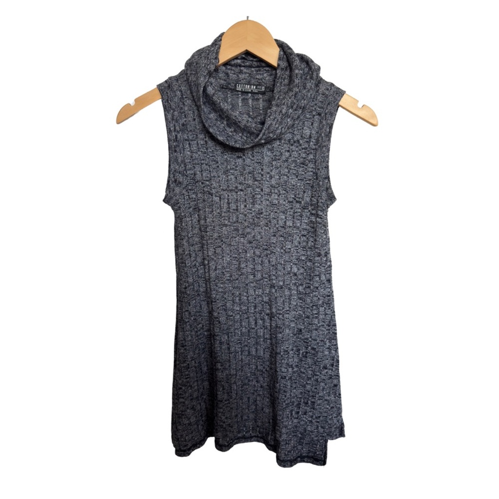 Cotton On Sleeveless Cowl Neck Tunic Top Gray Size XS